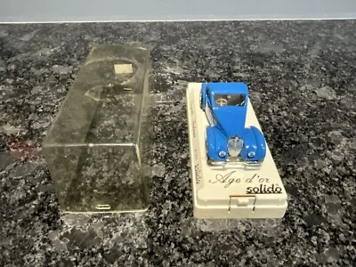 Solido 4088 1:43 Scale Diecast Blue Bugatti Atalante - Image 1 of 4
