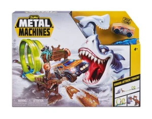 Metal Machines Shark Attack Building Trackset with Mini Racing Car by ZURU - Picture 1 of 6