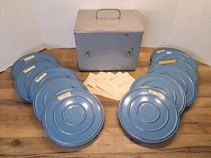 Vintage 8mm Reel Lot Olson Electronics Brumberger Case - Picture 1 of 9