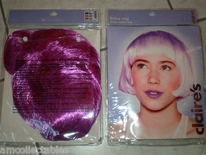 CLAIRE'S - Perruque - Babe Mauve Violet - Carnaval - Halloween - Neuf & Ovp - Imagen 1 de 1