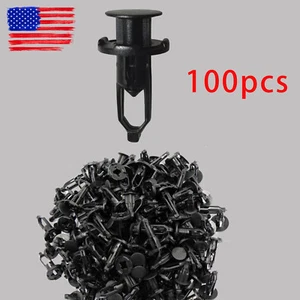 100X 52161-02020 Fender Bumper Retainer Clips Hood for Toyota Scion 52161-16010 - Picture 1 of 12