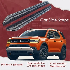 2PCs Side Steps Running Boards Fits for HONDA PASSPORT 2025 2026 Side Nerf Bars - Picture 1 of 5