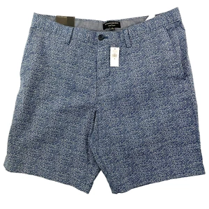 Banana Republic Shorts Herren 36 blau Aiden Muster Druck 10" Stretch neu mit Etikett - Bild 1 von 12