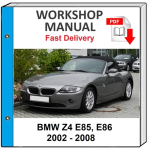 BMW Z4 E85 E86 2002 2004 2005 2006 2007 2008 SERVICIO MANUAL TALLER DE REPARACIÓN - Imagen 1 de 1