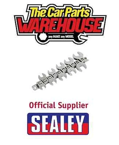 SEALEY S0866 Crows Foot spanner 10pc Open End 3/8Sq Drive Metric Siegen - Picture 1 of 1