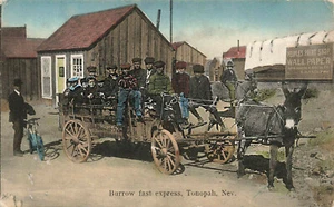 Tonopah NV Burrow Fast Express Völker Malerei Postkarte - Bild 1 von 2