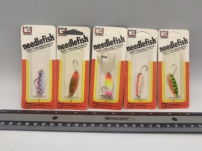 5 игольчатых рыбок Luhr Jensen. Ложки размер 1 - Изображение 1 из 4