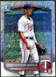 Mini refractor de diamante paralelo Bowman Chrome # BCP-161 2025 Haritzon Castillo - Imagen 1 de 3
