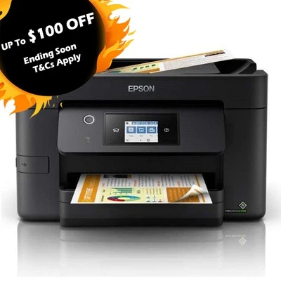 Epson Workforce WF-3825 A4 Colour Multifunction Inkjet Printer C11CJ07502 #812 - image 1 of 2