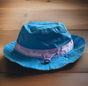 Tommy Bahama Hut Unisex Kleinkind Einheitsgröße blau lila verstellbar wendbar Fischerhut - Bild 1 von 6