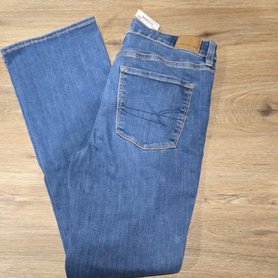 Женские узкие джинсы American Eagle размер 12R с высоким подъемом новые с ценниками - Изображение 1 из 4