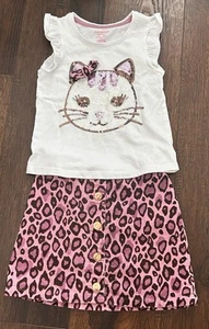 ISAAC MIZAHI 2 Piece Girls Set Skirt And Top 5/6 - Picture 1 of 5