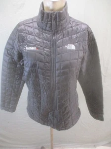 The North Face Size M Women Black Drawcord Hem Full Zip Lumen Quilted Jacket 787 - Picture 1 of 13