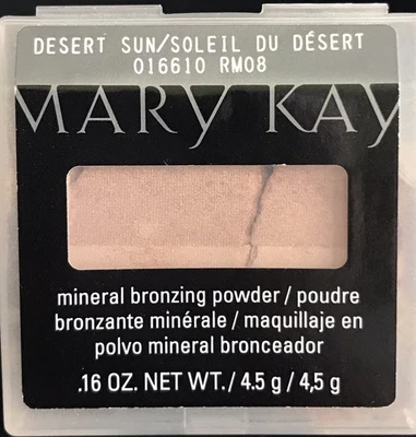 FLAWED Mary Kay Mineral Bronzing Powder Desert Sun Full Size ~ Fast Ship - Image 1 of 3