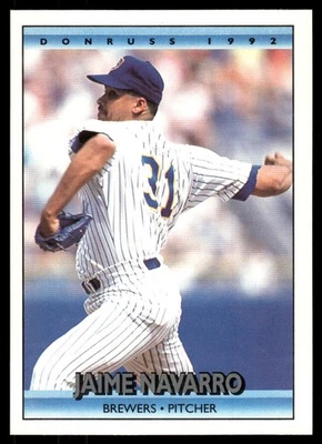 1992 Donruss #705b Jaime Navarro Leaf, Inc - Image 1 of 2