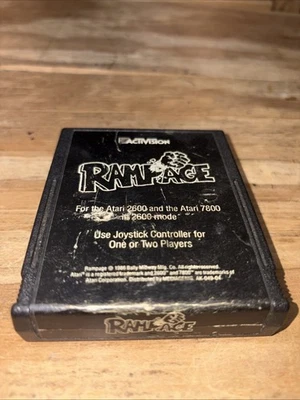 1986 Rampage Atari 2600 & 7800 Game Cartridge only Tested Works Activision - Image 1 of 4