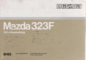 MAZDA   323F Fließheck  Betriebsanleitung 1995  Bedienungsanleitung  Handbuch BA - Picture 1 of 1