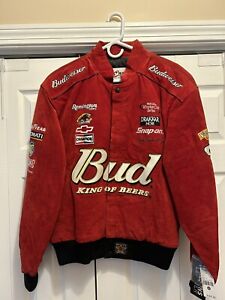 Vintage Chase Authentics NASCAR Dale Earnhardt Jr. Budweiser Jacket - MED - NWT