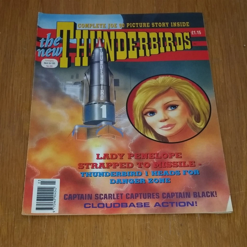 THUNDERBIRDS #88 3RD MARCH 1995 CAPTAIN SCARLET BRITISH WEEKLY COMICS * Foto 1 de 1