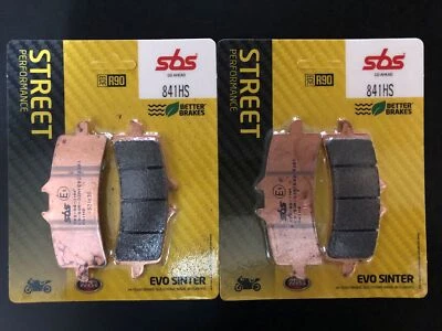 2 x SBS brake pads front 841HS for all Suzuki GSX-S 1000 manufactured 2015-2024 - Image 1 of 2