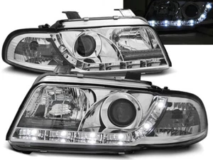 AUDI A4 B5 SEDAN WAGON 1994 1995 1996 1997 1998 LPAU25 HEADLIGHTS LED PROJECTOR - Picture 1 of 1