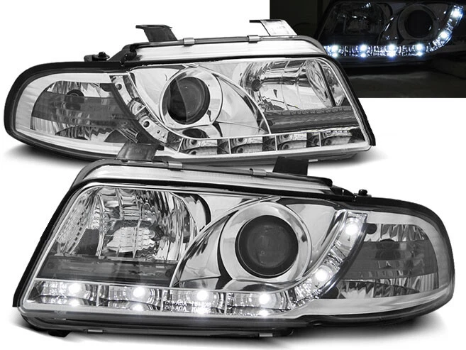 AUDI A4 B5 SEDAN WAGON 1994 1995 1996 1997 1998 LPAU25 HEADLIGHTS LED PROJECTOR - Image 1 of 1