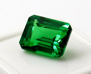 Emerald Cut 8-10 Ct A+ NATURAL Tsavorite Garnet GREEN Loose Gemstone CERTIFIED