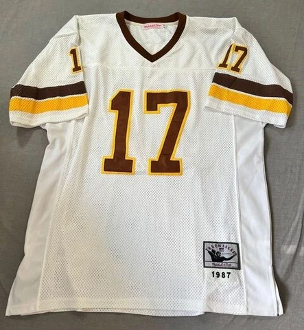 Washington Redskins Doug Williams Throwbacks Jersey Mens 52 White Short Sleeve Cover