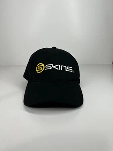 SKINS Active Wear Apparel cap hat adjustable one size fits most polyester black - Picture 1 of 7