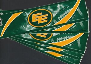 Edmonton Eskimos Elks Bumper Sticker Lot of 5 12" 2006 CFL Football Decal