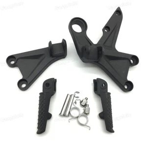 Brand new Black Motorcycle Front Foot Pegs Bracket For Honda CBR1000RR 2008-2018 - Picture 1 of 6