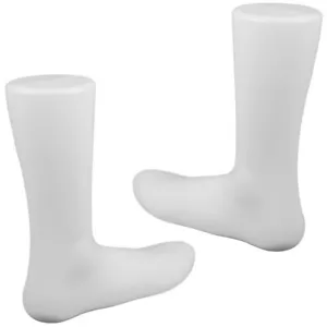 2pcs Foot Sock Mannequin Foot Mold Reusable Woman Sock Display Mannequin Feet - Picture 1 of 12