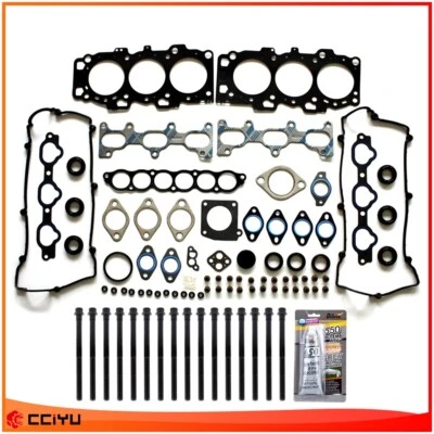 Juego de pernos de junta de culata 2005-2009 para Kia Sportage 2,7 L V6 DOHC 24 V ENG G6BA Foto 1 de 4
