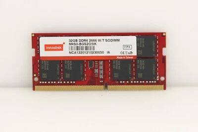 NEW Innodisk 32GB DDR4 2666 WT SODIMM M4S0-BGS2O5IK Wide Temerature -40°C ~ 85°C - Image 1 of 4
