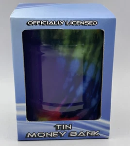 Tie Dye Tin Money Bank New in Box Small Coin Bank - Foto 1 di 5