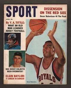 April 1964 Sport Magazine – Oscar Robertson Cincinnati Royals Cover  A2909 - Picture 1 of 1