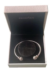 "PANDORA" BRACCIALE  IN PAVE ARGENTO 925 Autentica. - Imagen 1 de 8