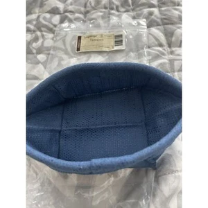 Longaberger Blue Tarragon Spice or Square Coaster Tote Basket Liner Cornflower - Picture 1 of 3