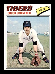 1977 Topps Chuck Scrivener #173 Rookie RC Detroit Tigers