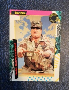 CHRIS FARLEY SATURDAY NIGHT LIVE Trading Card SNL #098 GENERAL SCHWARZKOPF  1992