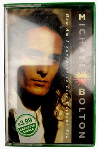 Michael Bolton How Am I Supposed To Live Without You Cassette Tape Single 1989 - Picture 1 of 24