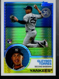 B3819- 2018 Topps '83 Topps Silver Pack Cromo #147 Gleyber Torres - Nm-Mt - Imagen 1 de 2