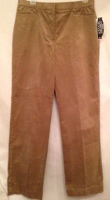 Briggs New York, Beige Tan Comfort Waist Corduroy Jeans Pants Sz 12 & 14 $48 - Image 1 of 4