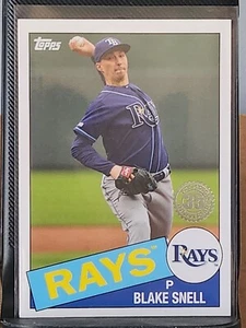 2020 Topps Baseball 35th Anniversary Blake Snell Devil Rays 85-94 - Foto 1 di 2