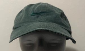 Nike Running Hat Green Zipper Strap Nike Cap - Picture 1 of 8