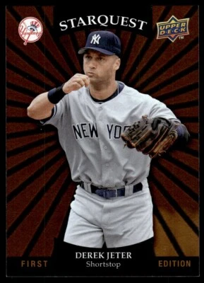 2009 Upper Deck First Edition StarQuest Derek Jeter New York Yankees #SQ-6 R55 - Image 1 of 2
