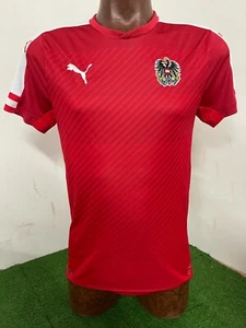 MAGLIA AUSTRIA OFFICIAL NO MATCH WORN ISSUED SHIRT JERSEY CAMISETA VINTAGE - Foto 1 di 3