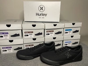 Zapatos negros de encaje Hurley Arlo elige tu talla 10, 11, 12 o 13 nuevos con caja - Imagen 1 de 6