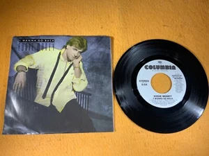 F5-87 EDDIE MONEY I Wanna Go Back - 1986 - WHITE LABEL PROMO - 38-06569 - Picture 1 of 7