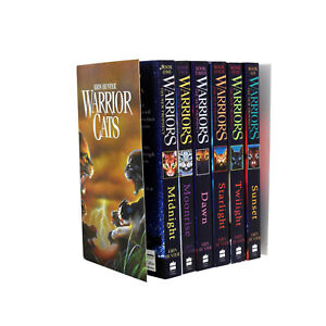 Warrior Cats (Series 2) New Prophecy 6 Books By Erin Hunter-Ages 8-12- Paperback